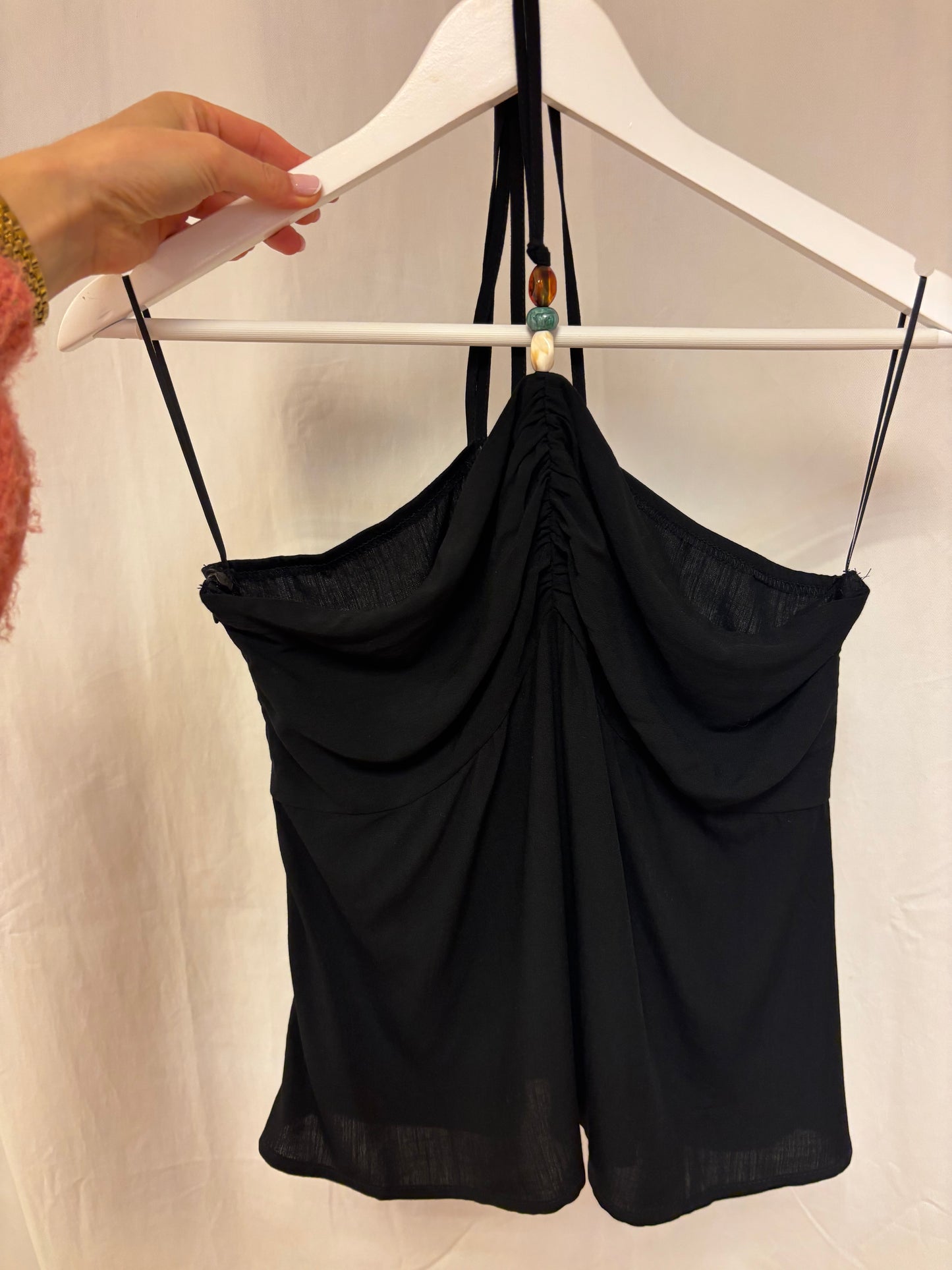 Neckholder Top mit Steinen