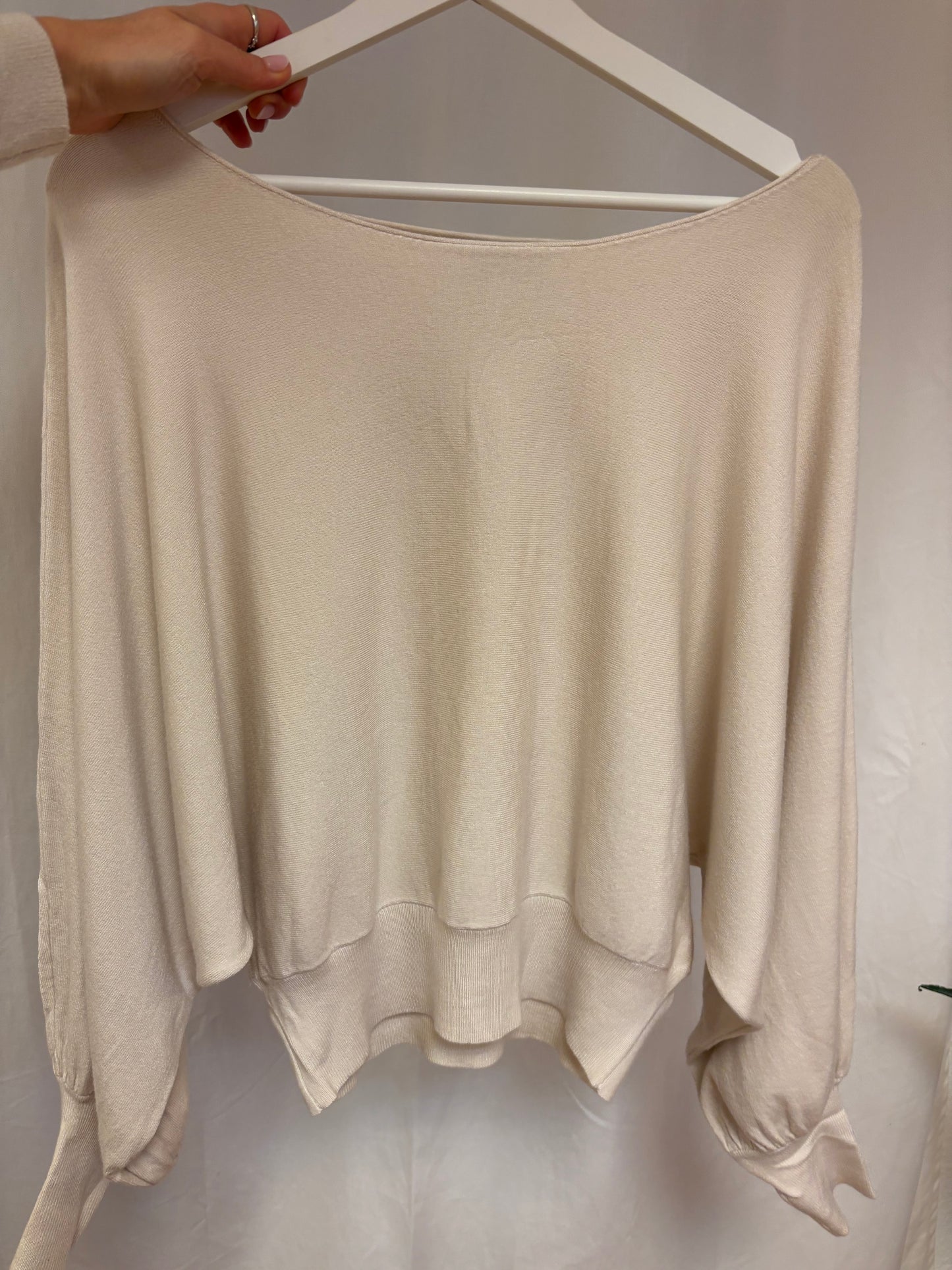 Pullover mit Fledermausärmeln