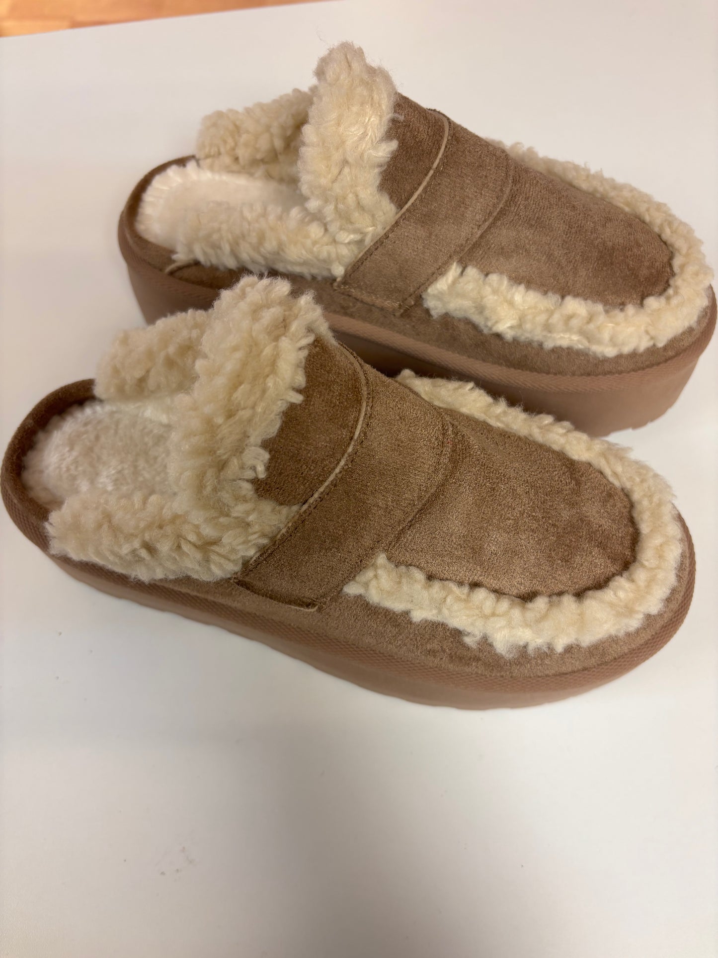 Fell Pantolette taupe