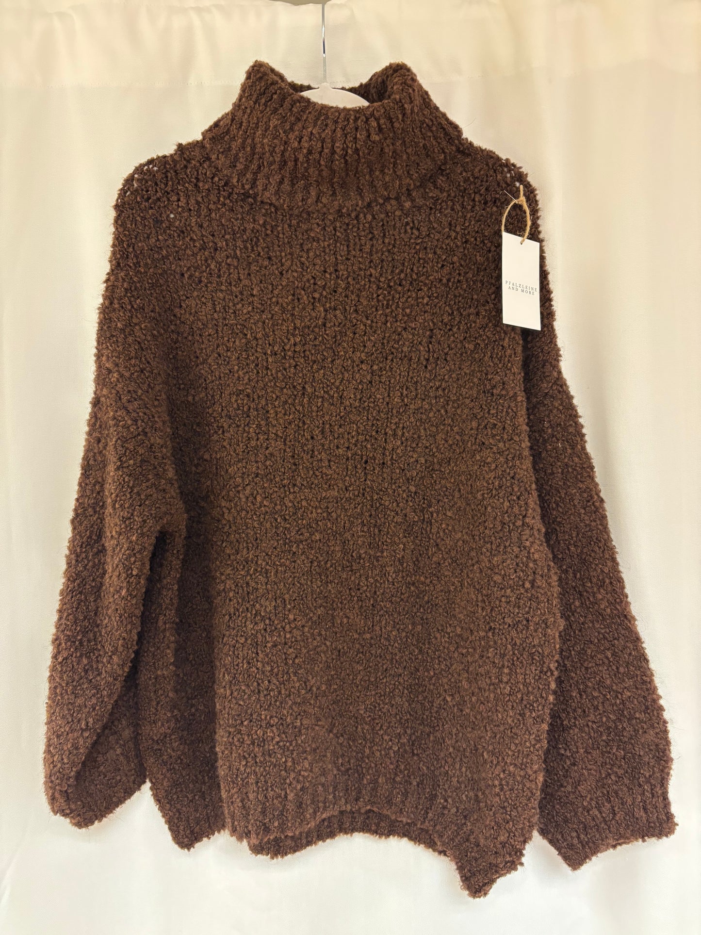 Boucle Rollkragenpullover