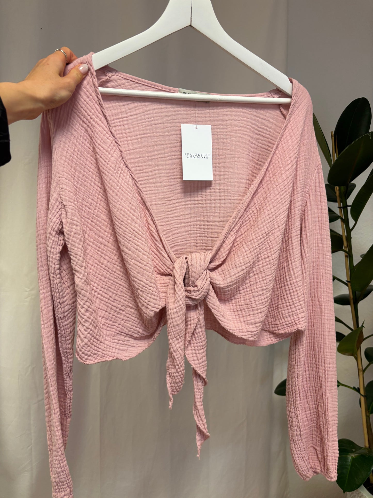 Musselin Wickelbluse