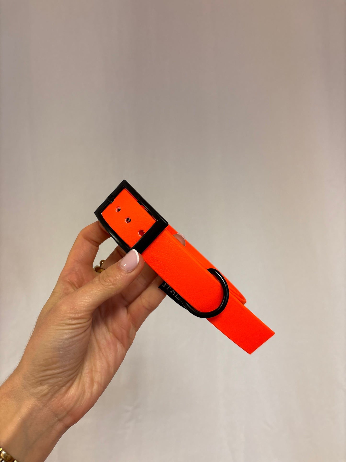 Biothane Halsband neon orange