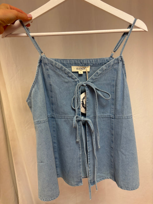 Jeans Top zum Binden