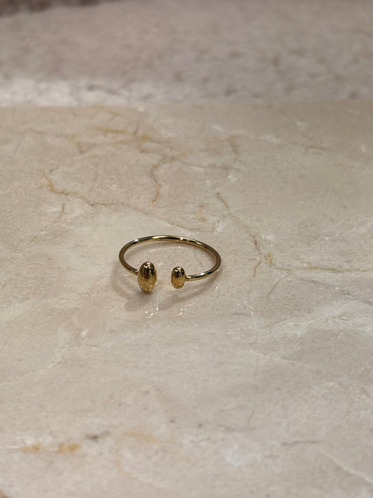Schmaler Edelstahlring