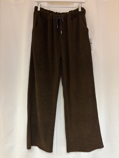 Weite Cordhose mit Gummizug