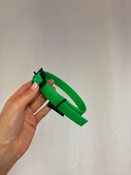 Biothane Halsband neon grün