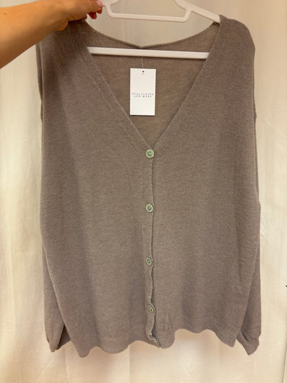 Weicher Cardigan zum Knöpfen