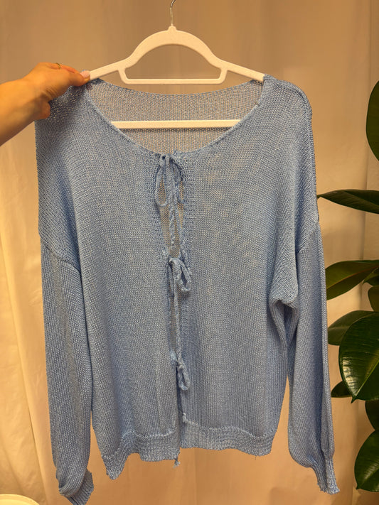 Strickweste zum Binden