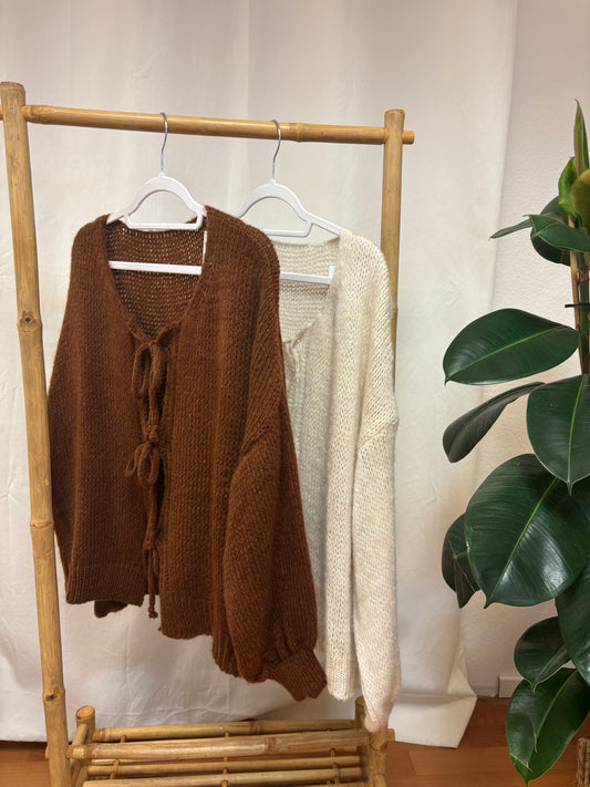 Strickweste zum Binden
