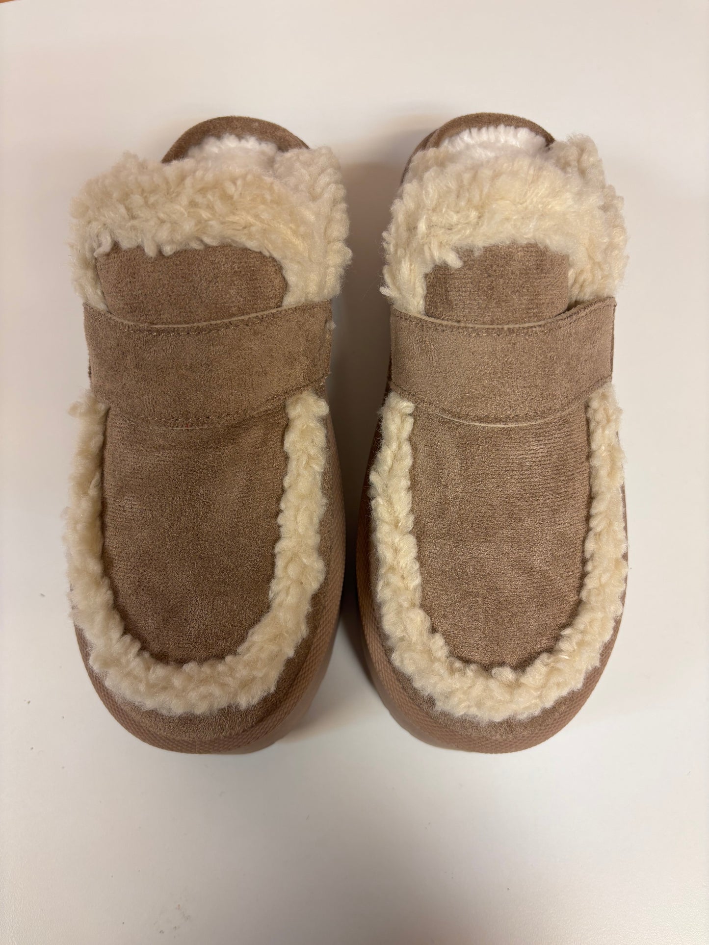 Fell Pantolette taupe