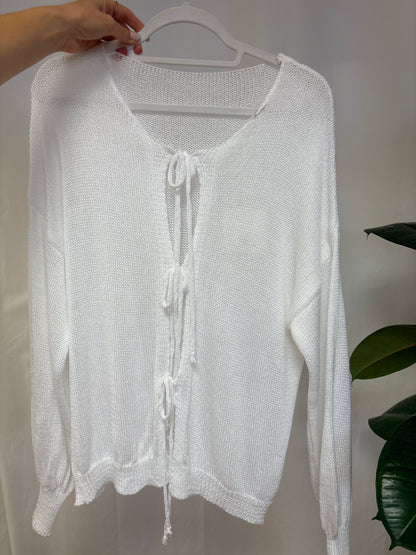 Strickweste zum Binden