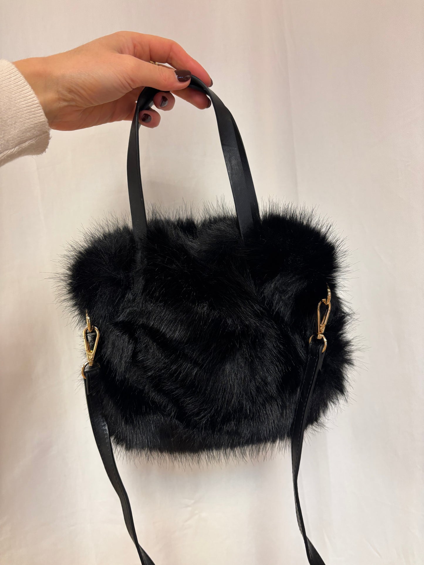 Kleine Fellhandtasche
