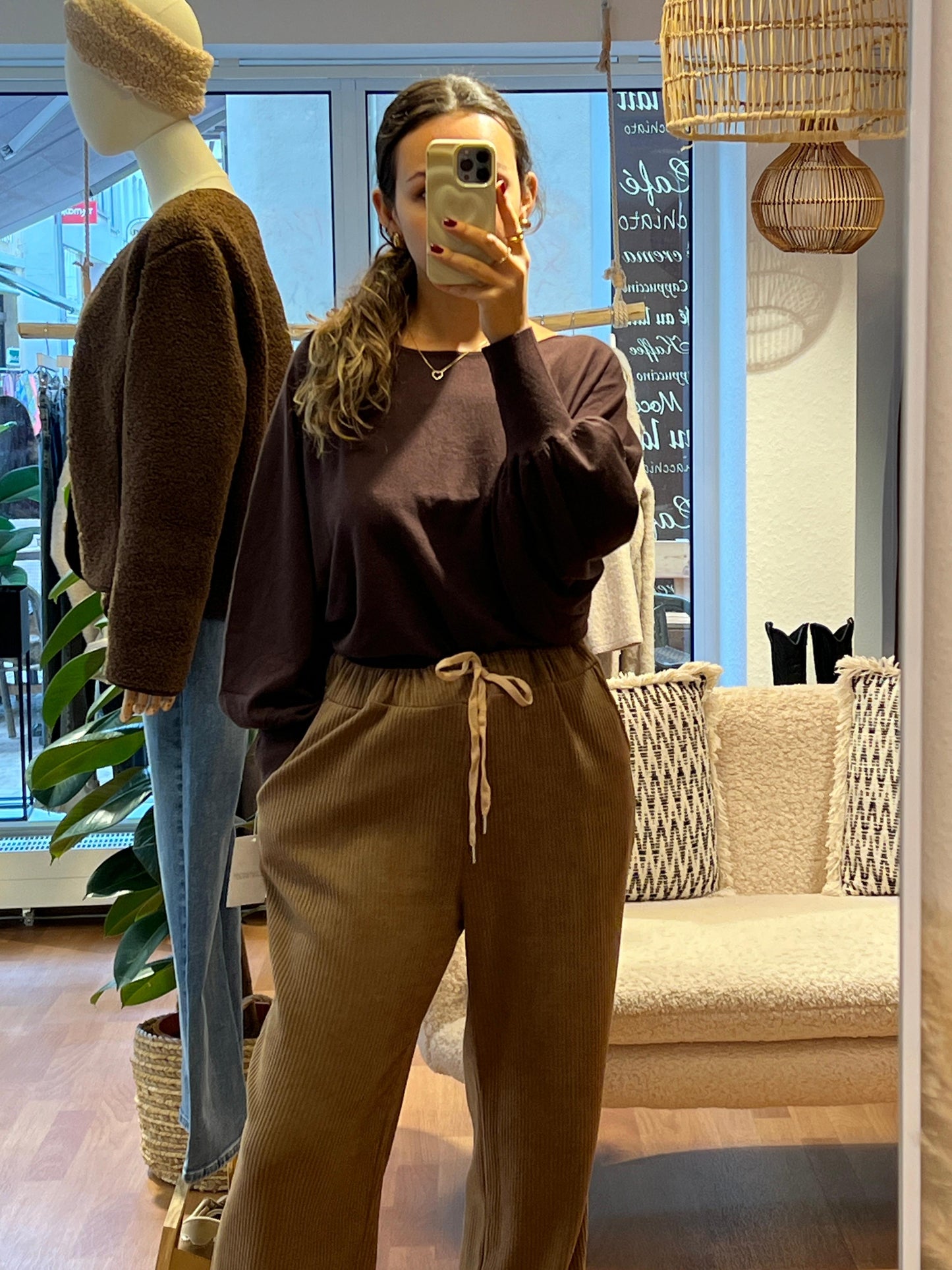 Pullover mit Fledermausärmeln