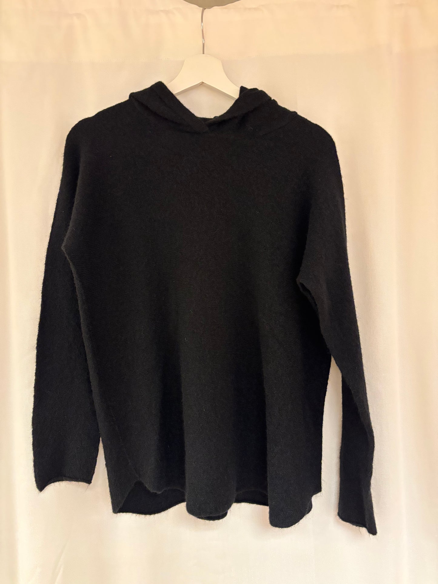 Strickpullover mit Kapuze