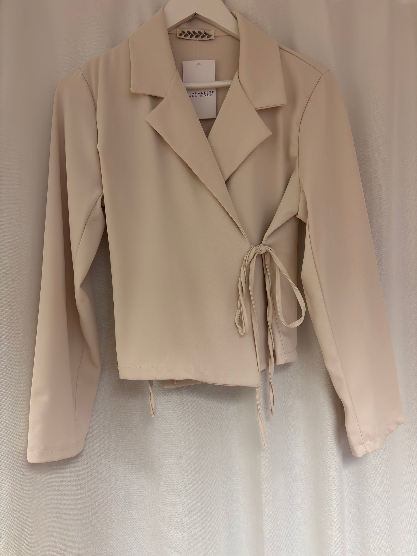 Lässige Blazer Jacke zum Binden