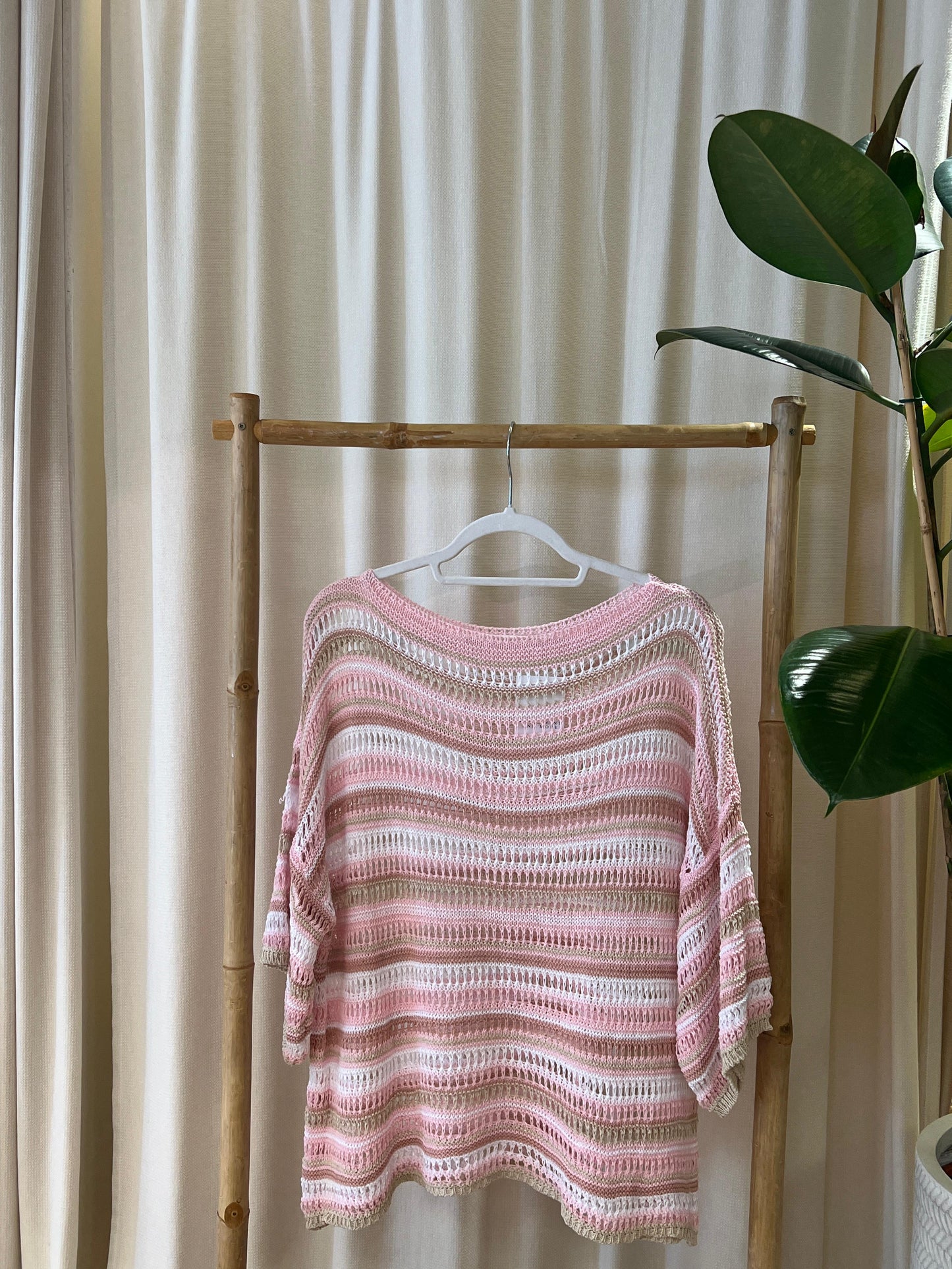 bunter Strick Pullover