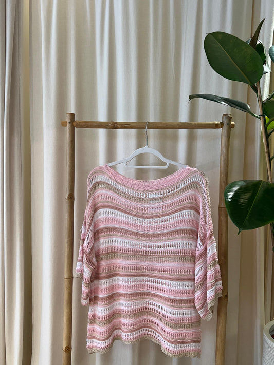 bunter Strick Pullover