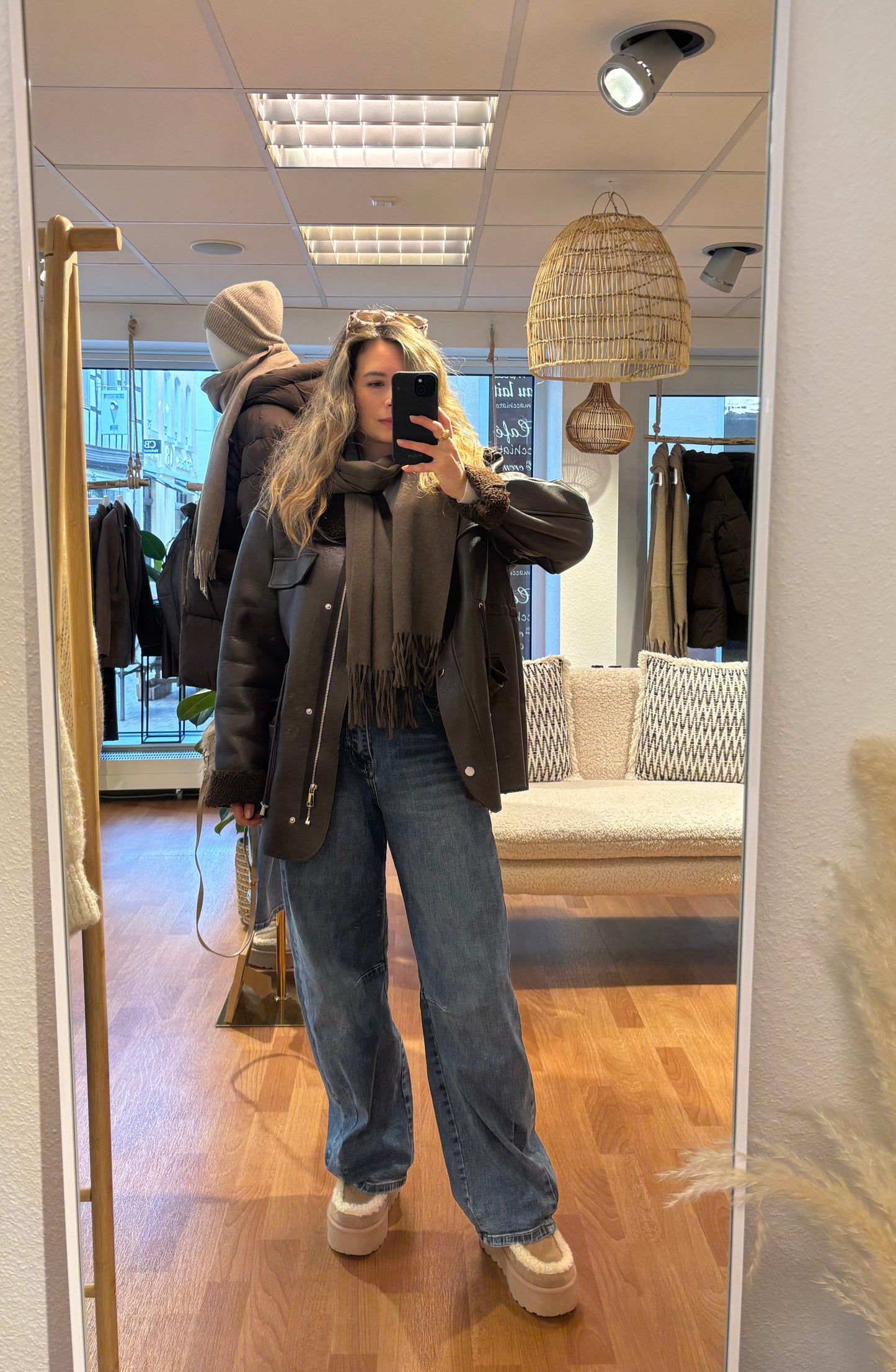 Barrel Jeans dunkelblau