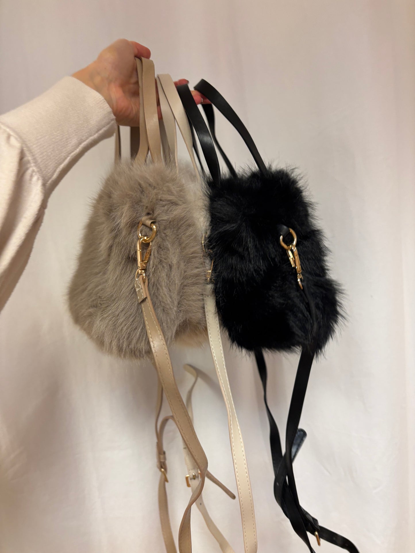 Kleine Fellhandtasche