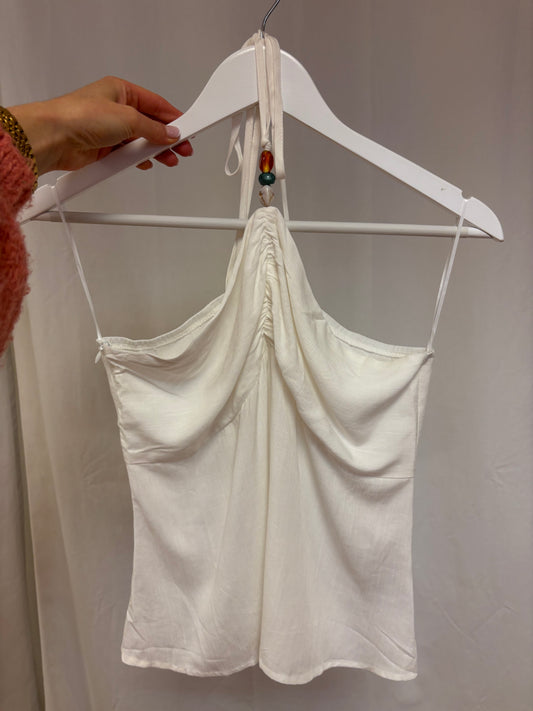 Neckholder Top mit Steinen