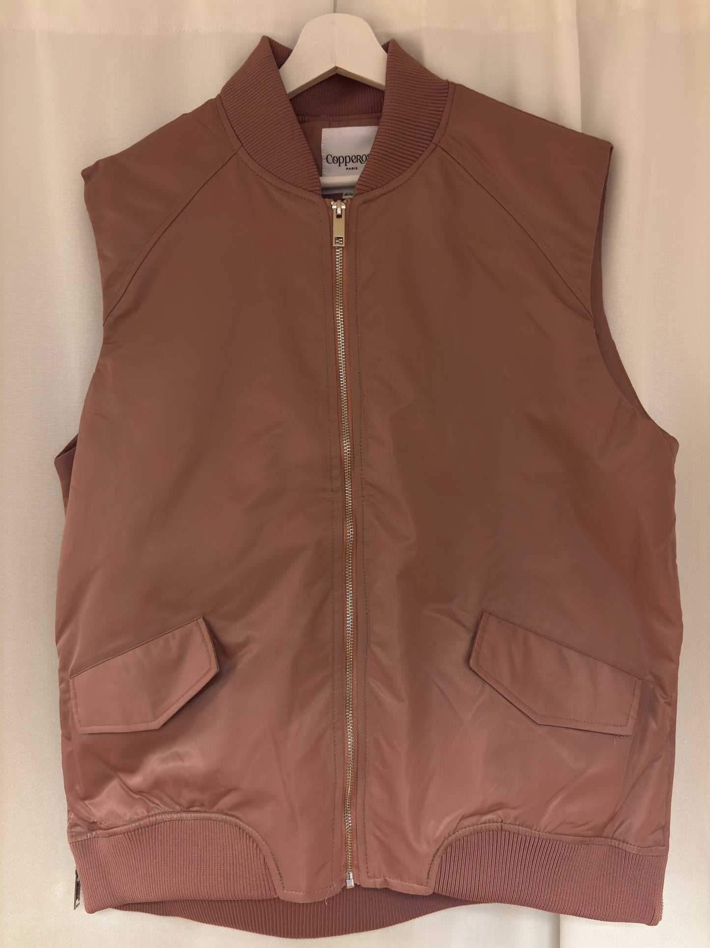 Ärmellose Bomberjacke