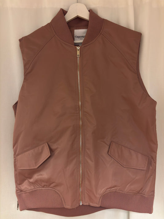 Ärmellose Bomberjacke