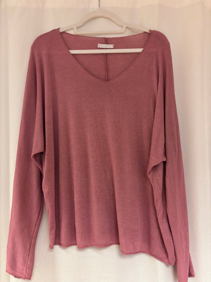 Dünner weiter Pullover