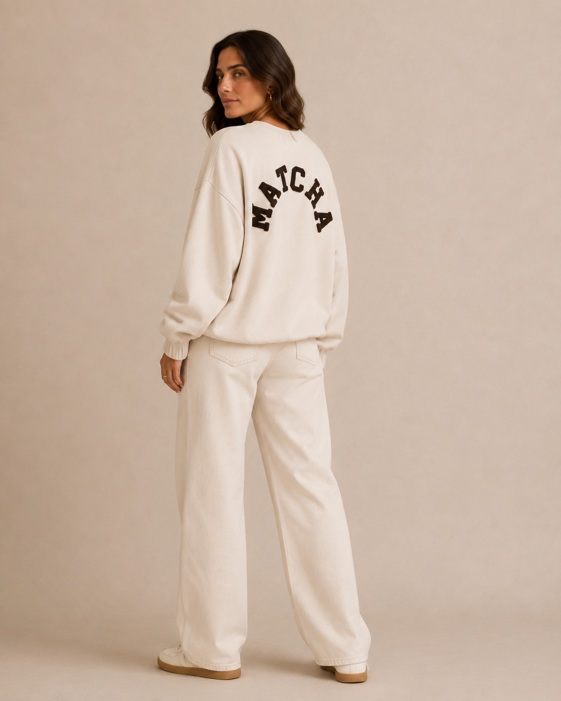 "Matcha" Pullover aus Baumwolle
