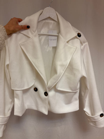 Kurze Trenchcoat Jacke