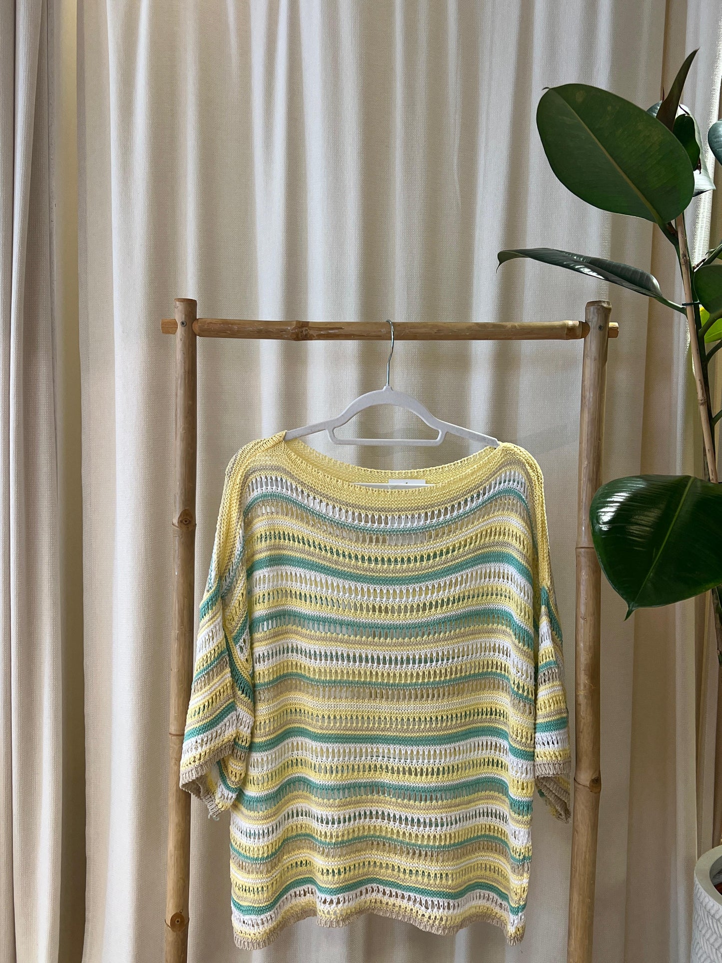 bunter Strick Pullover