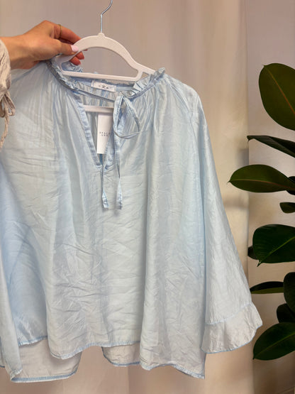 Bluse mit weiten Ärmeln aus Lyocell